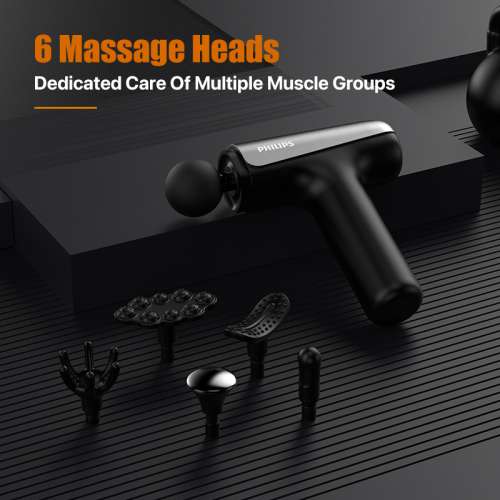 Philips Professional Massage Gun (Titanium Massage Head) Electronic Massager