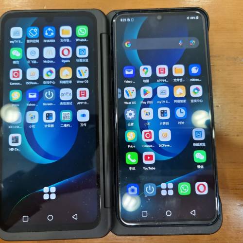 LG V60 日版連雙屏 8+128GB 有盒一套，送叉電頭