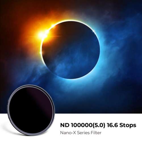K&F Concept Nano-X Series ND100000 Solar Filter (82mm, 16.6-Stop)