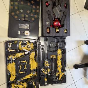 hottoys 1/4 ironman mark iv 4 suit-up gantry qs021 9成新
