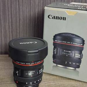 canon EF 85mm f1.2 L 2代，canon EF 8-16mm
