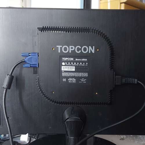屯門良景輕鐵站交收 Topcon 21.5吋 Bravo LED22 內置喇叭 顯示器