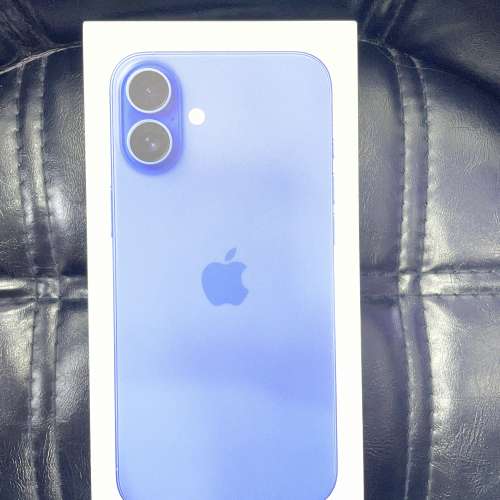 全新未開封未激活 iPhone 16 Plus 256GB 藍色 香港行貨 蘋果保養一年 自用首選超值