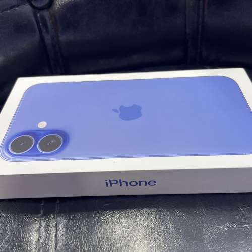 全新未開封未激活 iPhone 16 Plus 256GB 藍色 香港行貨 蘋果保養一年 自用首選超值