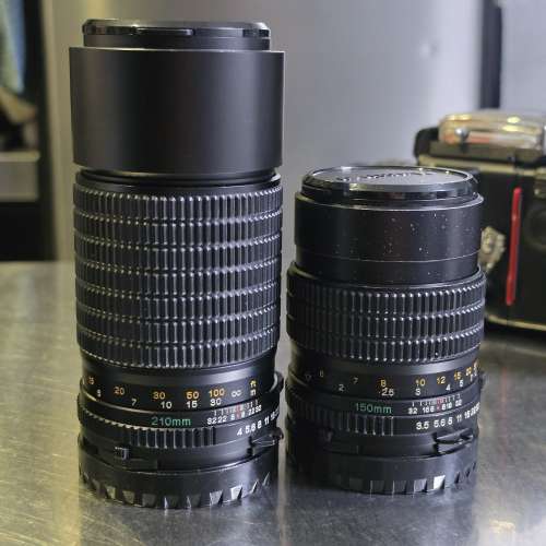 Mamiya 645 Pro TL, 3 lenses, motorized grip, 2 120film back and accessories