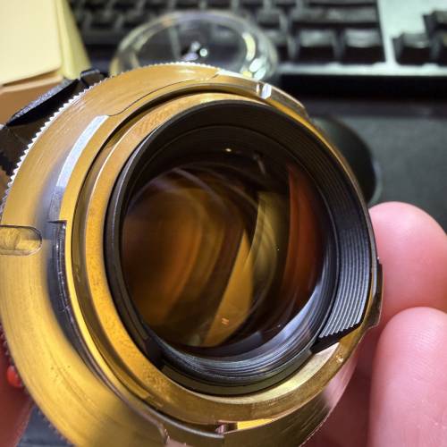 全新 和平鋼嘴 peace lens 仿 Leica steel rim summilux 35 1.4 鏡頭 黑色