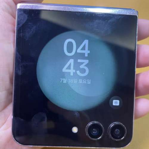 Samsung galaxy z flip 5 紫色 8+256gb 韓版  內屏有彩點