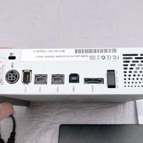 LaCie D2 Quadra 500GB 外置硬碟 FireWire800 USB2.0