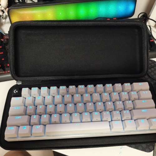 Logitech G PRO X 60 Lightspeed 無線遊戲鍵盤(白色-光學觸感軸)- 香港行貨- 95% NE...