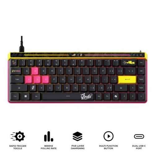 ASUS 華碩ROG Falchion Ace HFX ZywOo Edition 磁軸電競鍵盤- 香港行貨- 95% NEW 代...