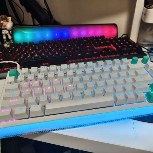 Logitech G512 X 75 類比機械雙軸有線電競鍵盤(75鍵-觸感軸-白色)香港行貨- 95% NEW...