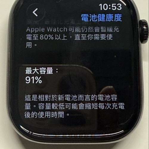 (有AC+) Apple Watch Series 10 46mm slate titanium