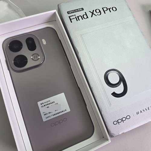 #2827 - Oppo Find X9 Pro 5G CN版 (16+512GB) 鈦色 99.9新