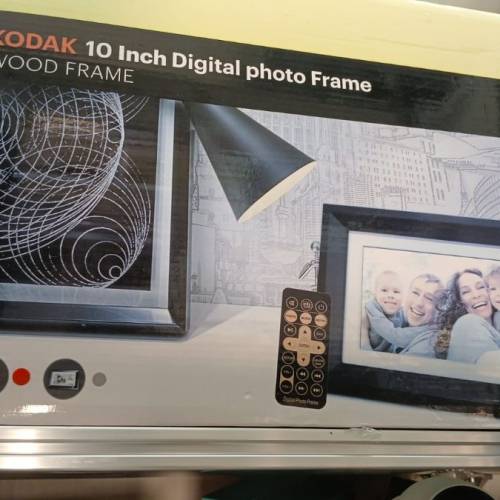 全新Kodak RDPF-1020W 10" Wood Digital Picture Frame6