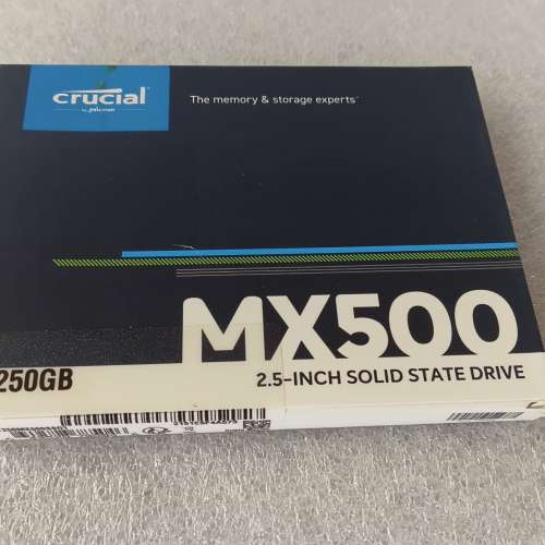 全新 Crucial MX500 250GB 2.5" SATA3 SSD
