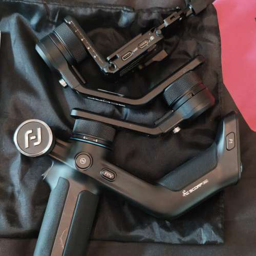 90%新 Feiyu Tech 飛宇科技SCORP-Mini 三軸防震手持雲台 承重1.2kg Gimbal SCORP Mini