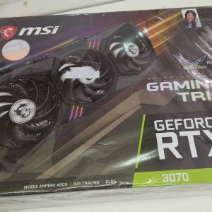 全新 MSI GeForce RTX 3070 X Trio