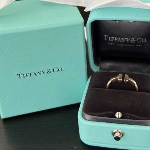 Tiffany t ring yellow gold 6