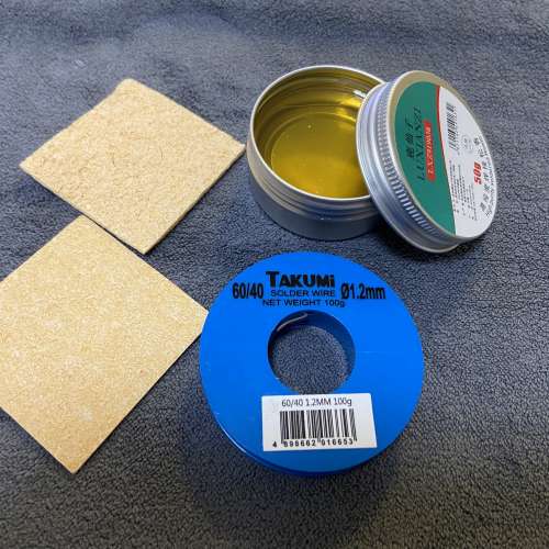 Takumi 60/40 Tin Lead Solder Wire For Electrical Soldering(1.2mm/100g) set