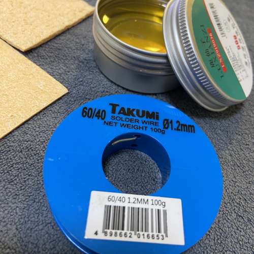 Takumi 60/40 Tin Lead Solder Wire For Electrical Soldering(1.2mm/100g) set