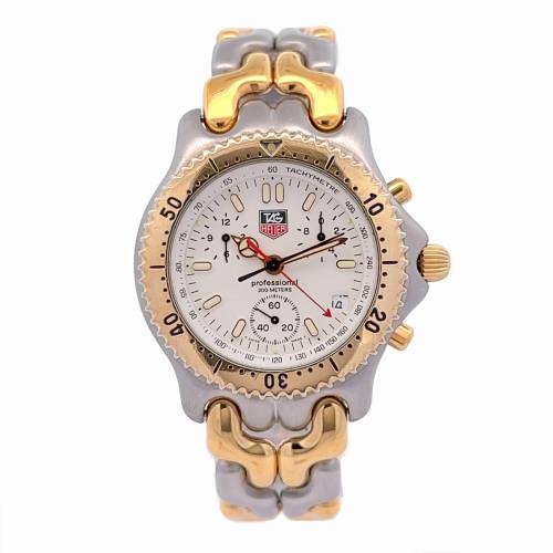 ( 已售出 )Tag Heuer SEL 200Meters 2-Tone Sapphire Crystal Chronograph