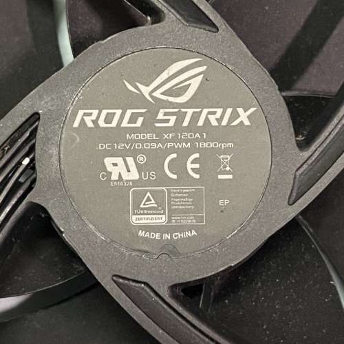 ASUS ROG STRIX XF 120 4-pin PWM 電腦機殼 風扇 散熱風扇 CPU 散熱器