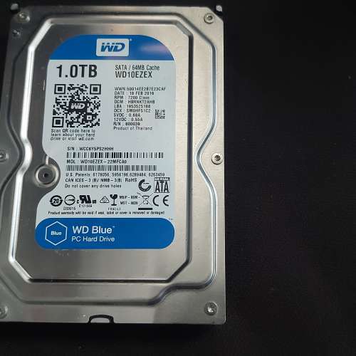 Western Digital Caviar Blue 3.5-inch SATA Internal Hard Drive 1TB (WD10EZEX)
