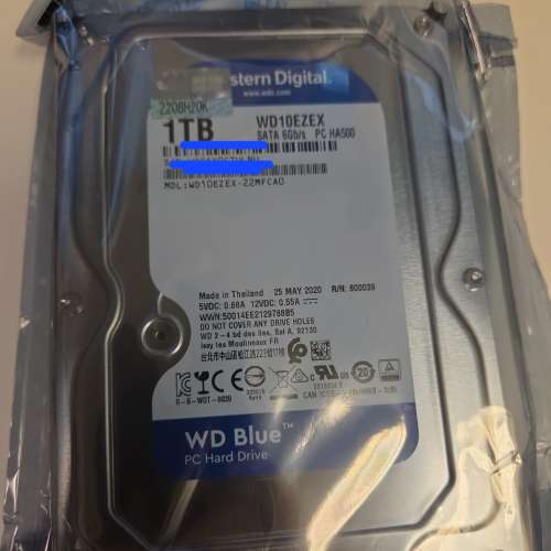 Western Digital WD Blue 1TB Hard Drive WD10EZEX - New