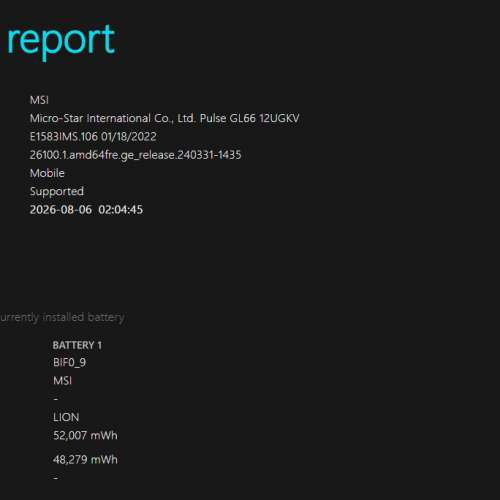 MSI 電競Gaming Laptop｜i7-12700H / RTX 3070 8G / 16G RAM / 512G SSD (144Hz FHD)