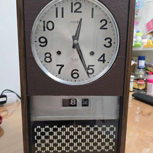 * 日本 * Seiko * 精工 * 日曆 * 掛鐘 *