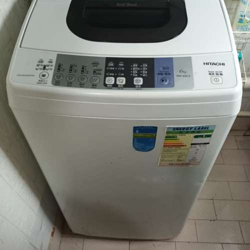 Hitachi 日立  日式全自動洗衣機 (6kg, 850轉/分鐘) NW-60CS