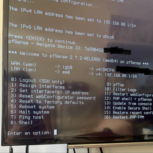 Lenovo M73 -i3 |16GB | 128 SSD | dual LAN | pfense