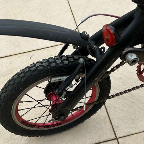 Dahon Dove 14 寸 摺車 以配 Litepro 牙盤, 輪組,快拆脚踏 etc...朋友清屋出售HK$7...