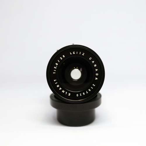 Leica Elmarit 28mm F/2.8 v1 Red Canada (re-Painted Black Paint)
