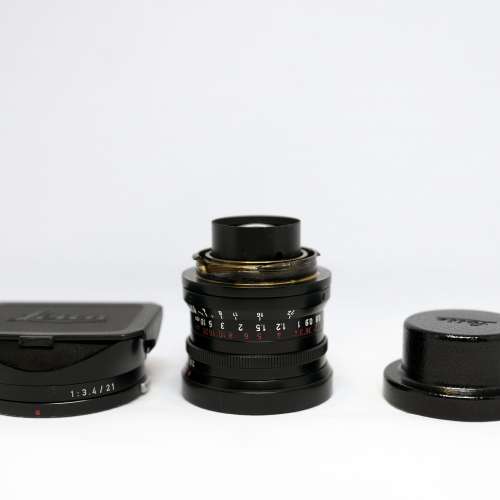 Leica Elmarit 28mm F/2.8 v1 Red Canada (re-Painted Black Paint)