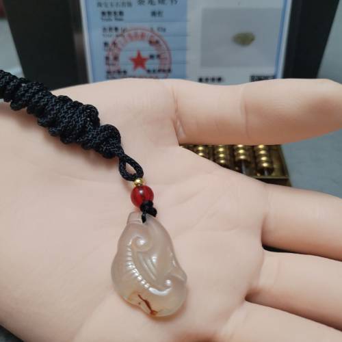 天然緬甸翡翠 南紅吊墜