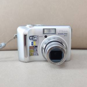 Nikon Coolpix P1 新淨藝康銀色1/1.8"吋大 CCD相機 尼康數碼相機 Silver Travel CC...