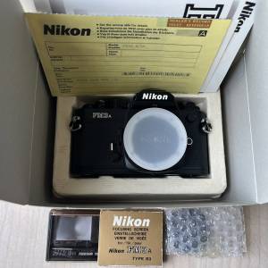 Nikon FM3A black collectable, with additional focusing screen type B3