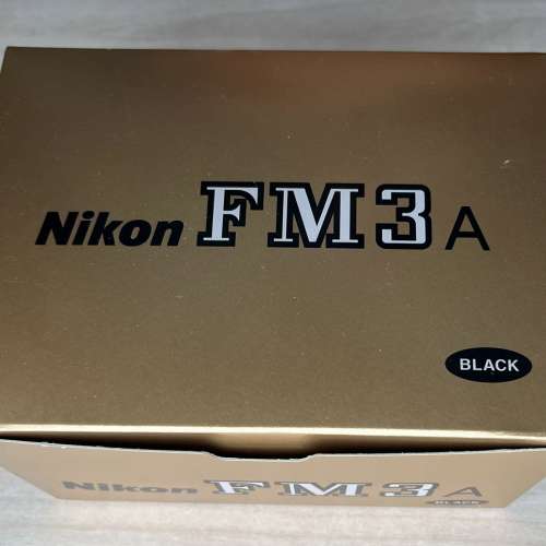 Nikon FM3A black collectable, with additional focusing screen type B3