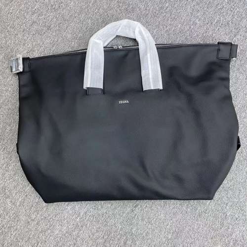 全新Zegna Raglen鹿皮旅行袋