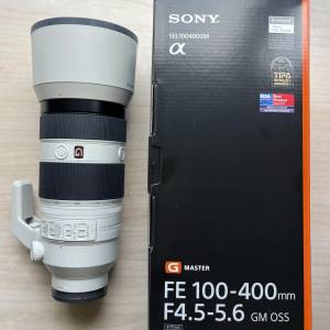 Sony G Master FE 100-400mm f/4.5-5.6 GM OSS (極新), 連 Leofoto SF-01