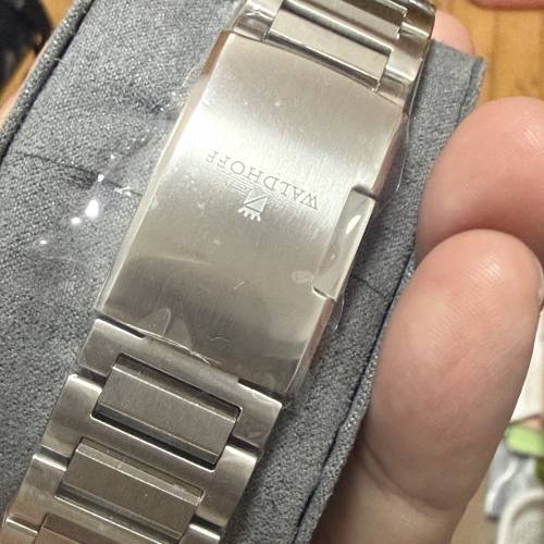 【全新未用品 Full Set】Waldhoff Atlas GMT Arctic 機械潛水錶 (藍黑圈/銀白面) ...