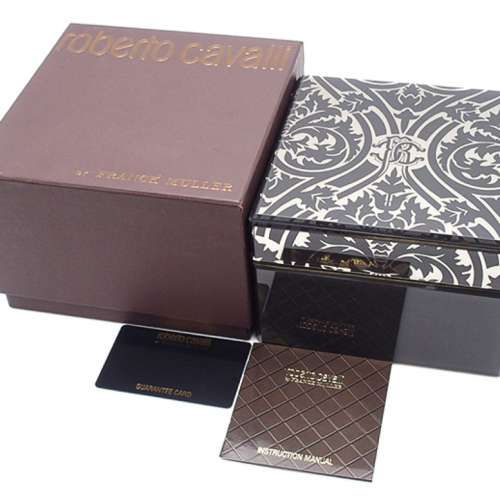 近全新 自動 Franck Muller X Roberto Cavalli 瑞士製 大裝 42MM 機械腕錶 FULL SE...