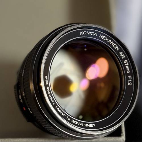 KONICA HEXANON AR 57mm F1.2 AE 後期版