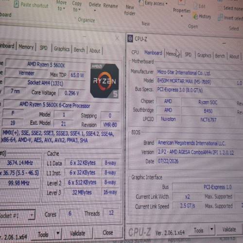 MSI B450M MORTAR MAX