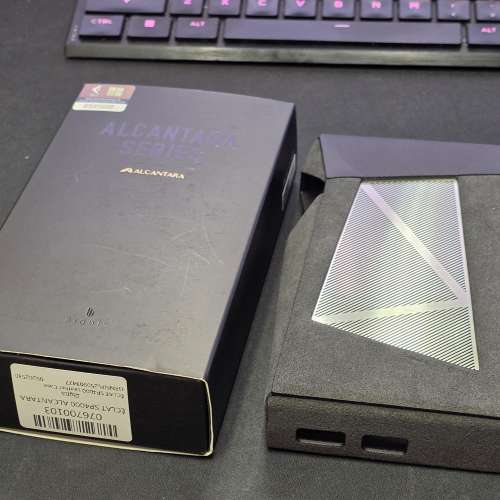 絕版,黑灰色 Alcantara AK SP4000真皮套