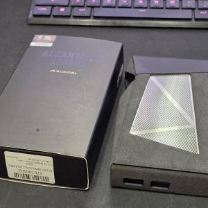 絕版,黑灰色 Alcantara AK SP4000真皮套