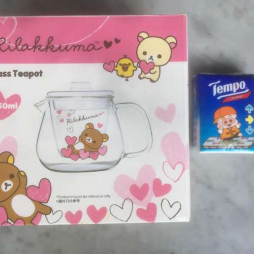 $100 鬆弛熊 - Rilakkuma 日本限定輕鬆熊玻璃茶壺 Glass Teapot (450ml) [絕版]