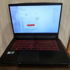 平放 MSI Gaming Laptop Notebook 獨顯 RTX 2060 Core i5 打機 電競 遊戲 手提電腦 ...