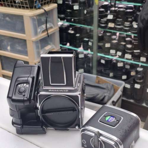 HASSELBLAD 503CW + WINDER CW MOTOR DRIVE GRIP +6x6 BACK 全正常